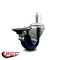 Service Caster 3'' Solid Poly Wheel Swivel 7/16'' Grip Ring Stem Caster with Brake SCC-GR20S314-SPUS-PLB-716138 - alternate 4